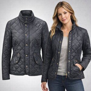 Barbour Quilted Jacket Black Size M Whitecross Style